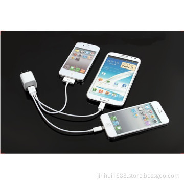 3 in 1 USB Cable Charger for 8pin, 30pin, Micro (JH-cable-04)